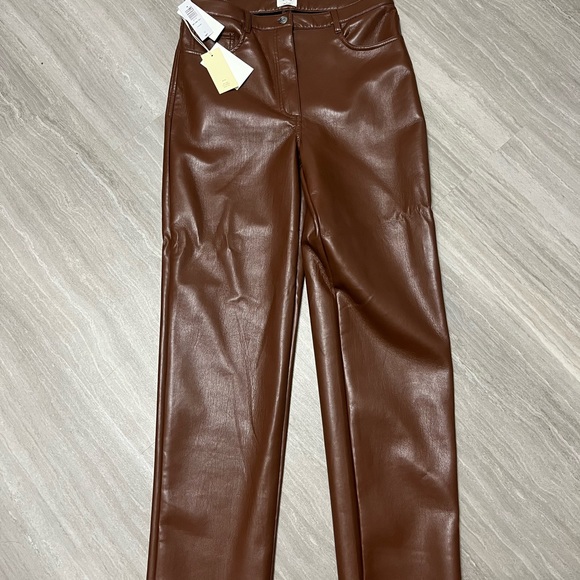 Aritzia Melina Pant Tall in Cognac - Picture 2 of 3
